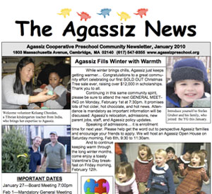 January 2010 Newsletter